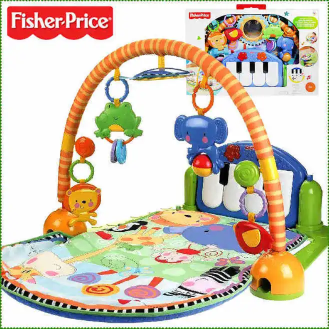 Fisher Piano Musical Mat Tapete Para Bebe Baby Gym Play Mat With Rattles Baby Toys Tapete De Atividades Christmas Gift Gym Rubber Floor Mats Gym Suitmat Dance Aliexpress