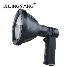 JUJINGYANG 215 яркий 30 Вт T6 светодиодный фонарик факел Ручной 12V внешний высокой мощности Прожектора Открытый кемпинг фонарь светильник лужайки