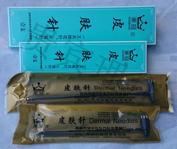 

10 pcs Huaguan plum blossom needle disposable double head dermal needle skin needle cupping Qixing needle SZ