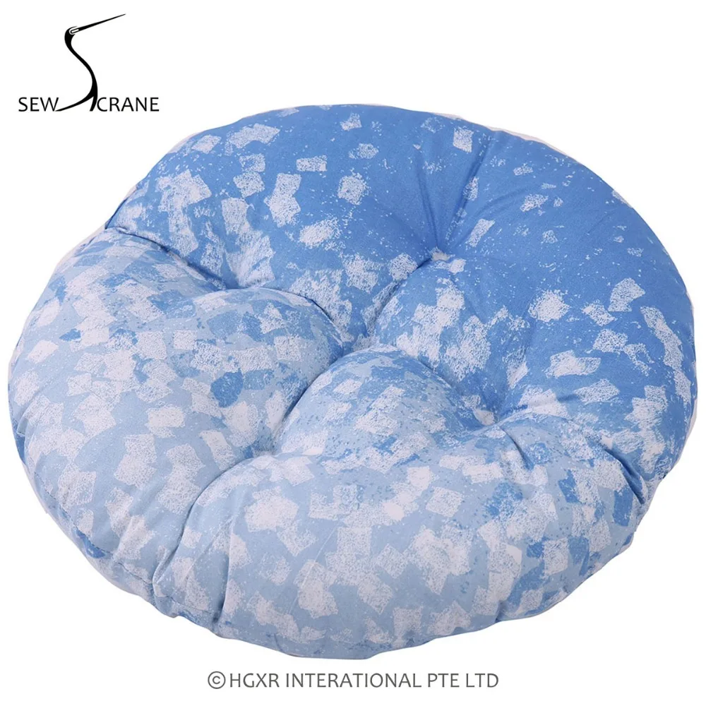 Buy SewCrane Abstract Blue Shapes Japanese Seating