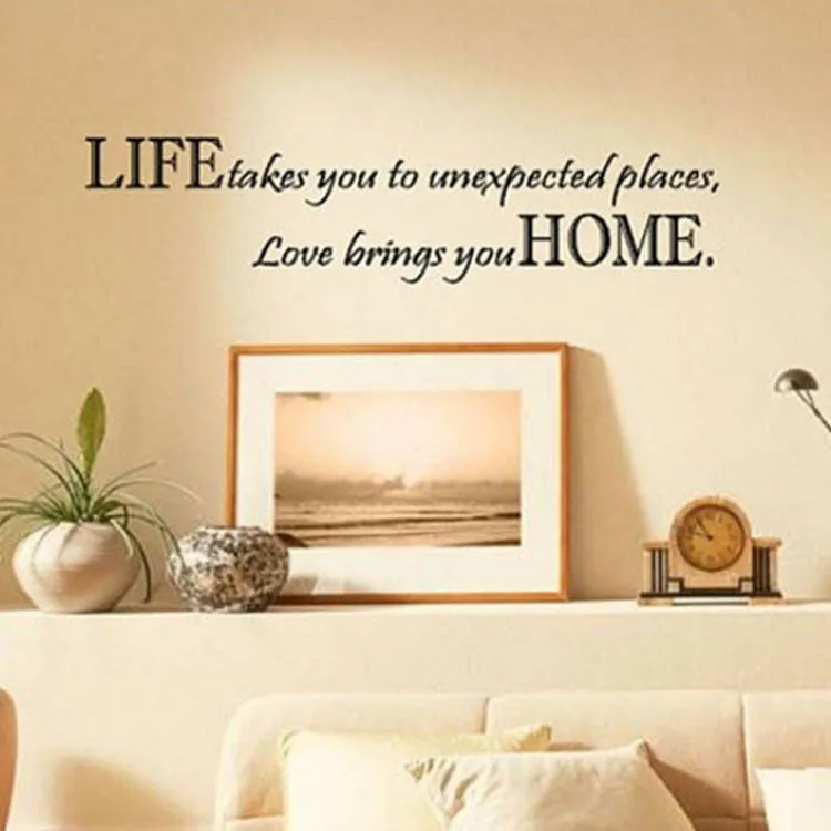 Home Decor Quotes find this pin and more on home decor quotes Home Decor Art Removable Vinyl Wall Sticker Life Takes You Unexpected Places Love Brings You Home Quote Hg Ws 0725 Home Decor Quotes aliexpresscom buy believe in yourself home decor creative quote wall decal zooyoo8037 decorative adesivo de parede removable vinyl wall sticker from Home Decor Art Removable Vinyl Wall Sticker Life Takes You Unexpected Places Love Brings You Home Quote Hg Ws 0725