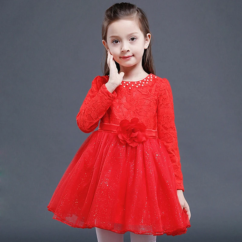 2017 New Summer Spring Girls Dress Party and Wedding Princess Costume Kids Dresses for Girls Cute Flowers Vestido Menina XL127 kids girls dresses for party and wedding 2016 summer lace flowers princess dress for girls clothes vestido pink yellow green