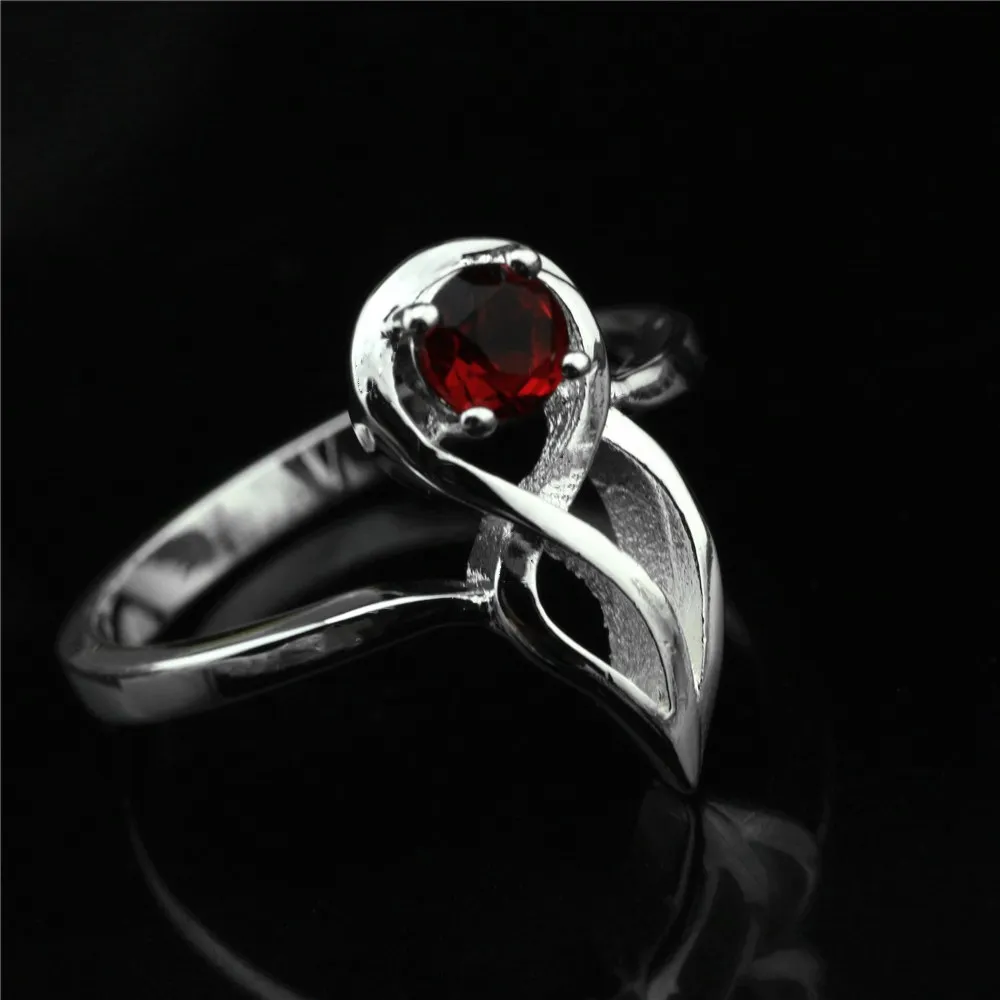925 sterling silver ring twisted crystal luxury simple female new engagement gift | Украшения и аксессуары