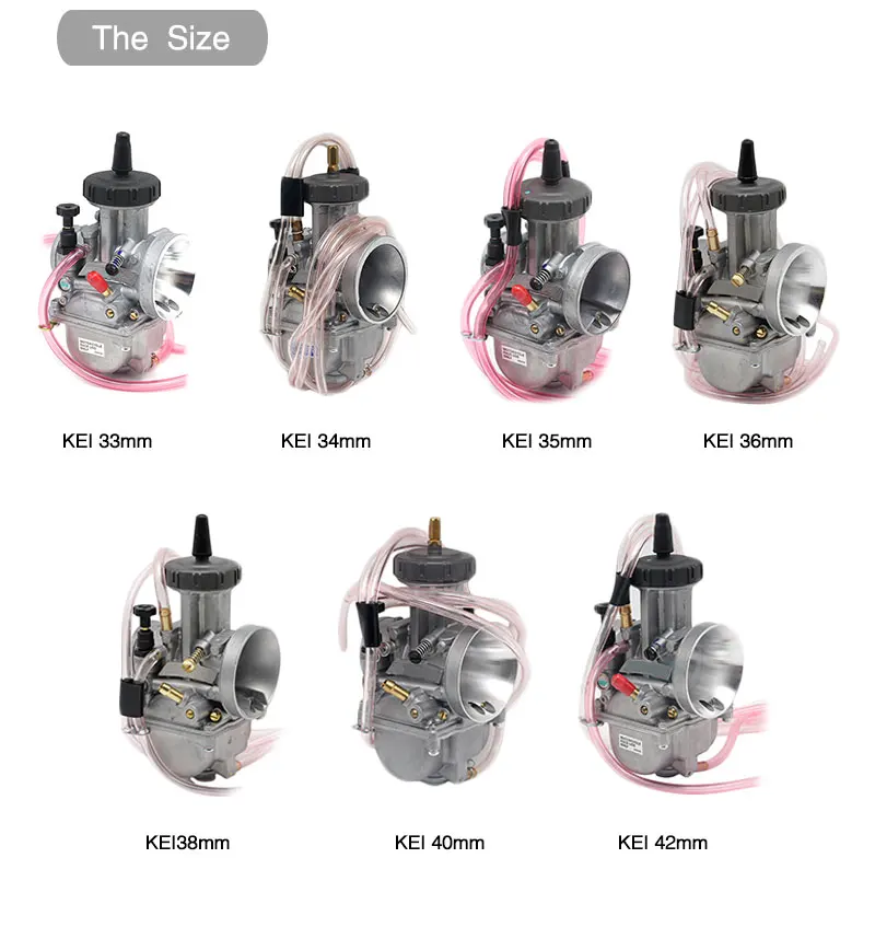 Sclmotos-нержавеющая мотоцикл keihi PWK карбюратор 33,34, 35,36, 38,40, 42 мм Воздушный фиксатор для 4 т двигателя мотоцикла скутер UTV ATV Байк TRX250R