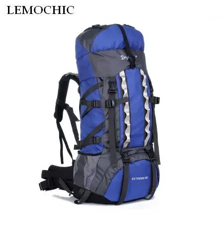 LEMOCHIC 100L Регулируемый водостойкий рюкзак для альпинизма спортивные дорожные