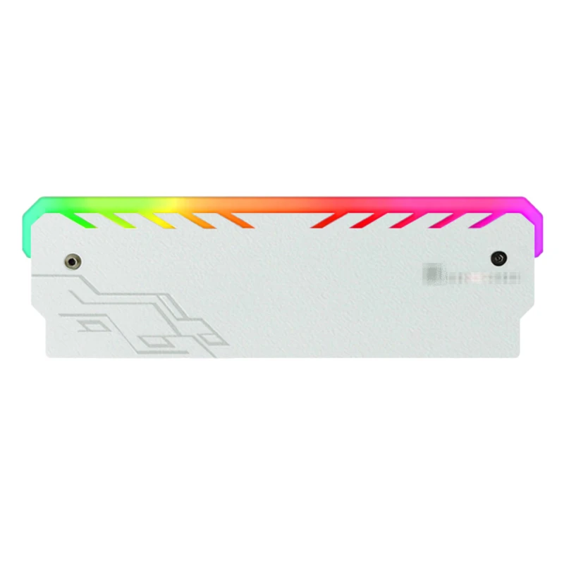 

Newest NC-1 White RGB RAMs Shell Glowing Vest General Common Light Bar Memory Radiator DIY Decorations Monochrome LED (Heatsink)