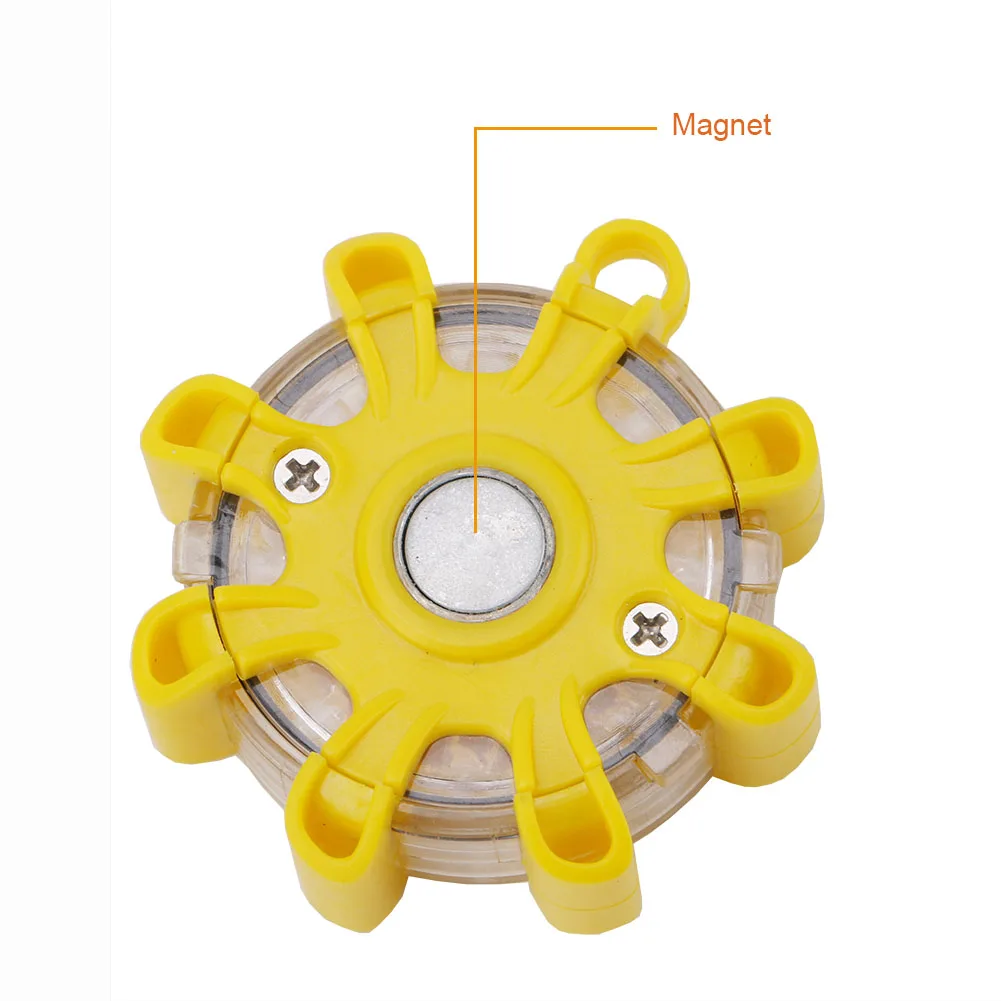 2 шт./компл. светодиодный вспышка аварийного придорожное освещение фальшфейер светодиодный безопасности проблесковый дороги BeaconWith Магнитное основание для автомобилей флэш светильник