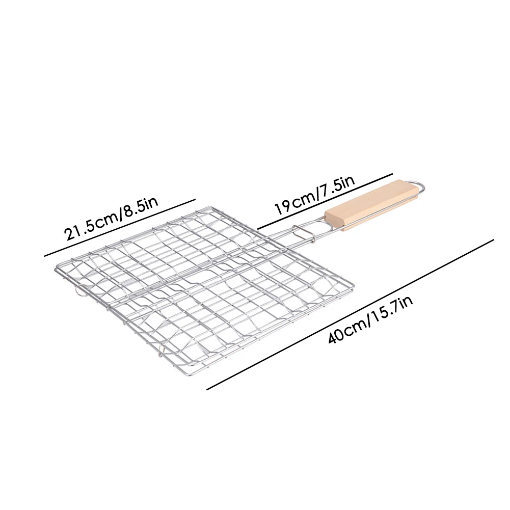 1 шт. многоразовый коврик для барбекю и гриля складной решетчатый стеллаж корзина для гриля на открытом воздухе садовый инструмент для приготовления барбекю