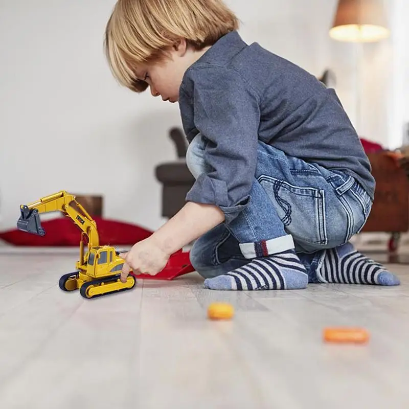 

Innovative Mini Rc Engineering Car Alloy Truck Model Vehicle Toys Bulldozer Crane Truck Toy Remote Control Gift For Boys
