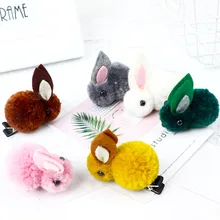 Милая заколка для волос с кроликом детские заколки для волос Детские Заколки Принцесса заколка аксессуары для волос для девочек