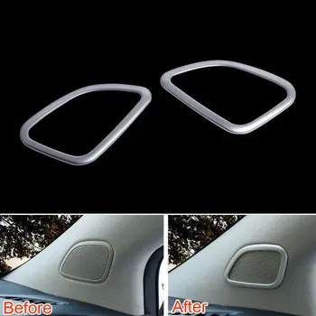 

2Ps ABS Rear Door Horn Decorative Ring cover Trim Interior Mouldings For 2015 Nissan Loulan Accessories Car Styling