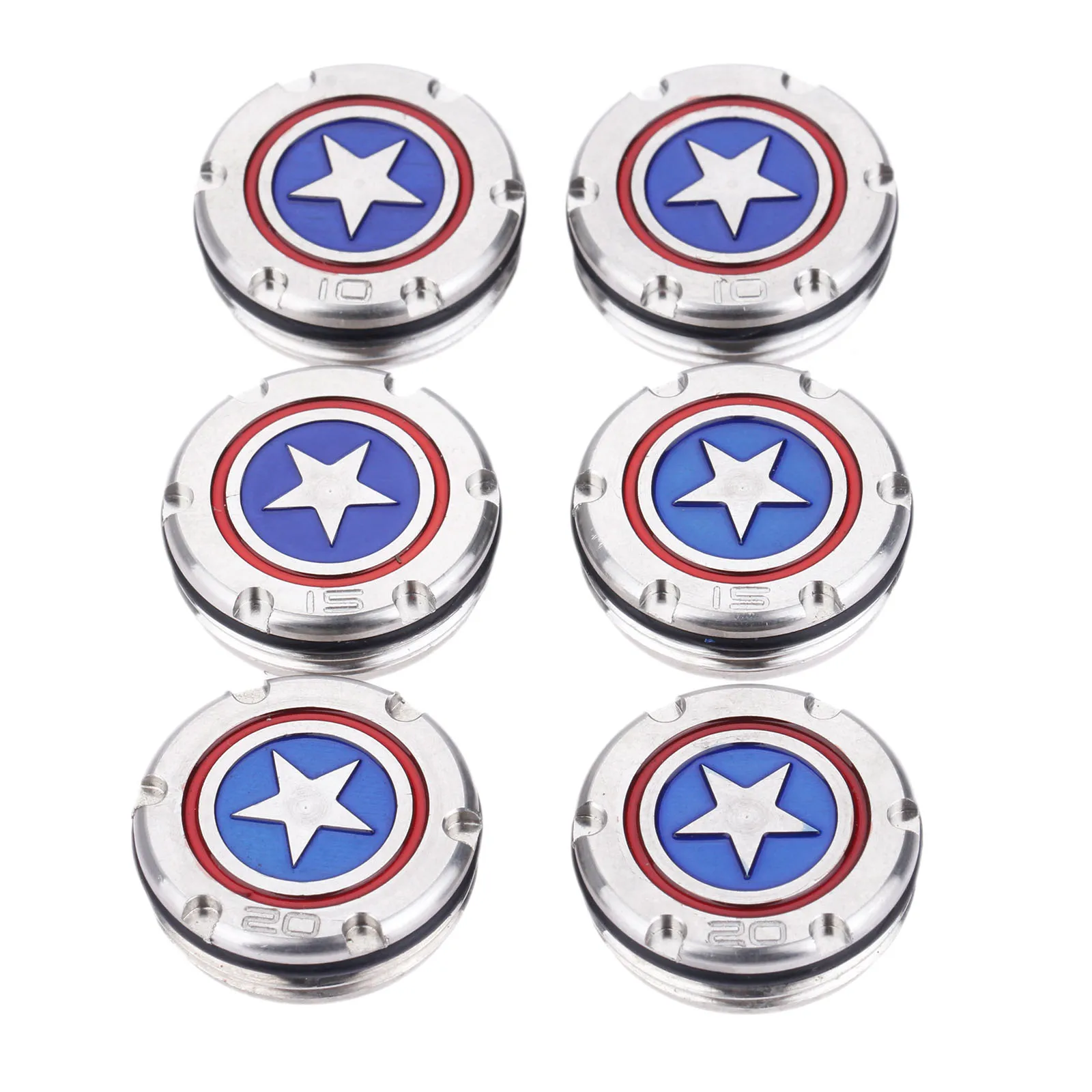 1 Pair Stainless Steel Golf Putter Weights Fit For Titleist Scotty Cameron Kombi Putter 10g 15g 20g Golf Club Heads Accessories 1 Pair Stainless Steel Golf Putter Weights Fit For Titleist Scotty Cameron Kombi Putter 10g 15g 20g Golf Club Heads Accessories