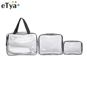 

Waterproof Transparent Travel Cosmetic Bag Women Portable Toiletry Makeup Make Up Wash Organizer Zipper Storage Pouch
