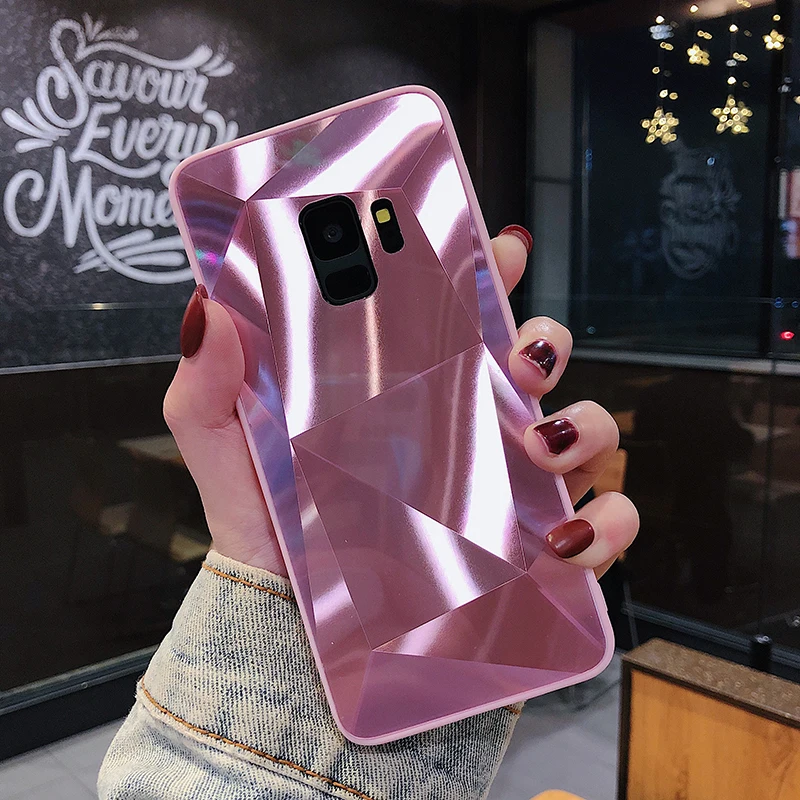 Зеркальный чехол для Samsung Galaxy A9 A8 A6 J4 J6 Plus A7 2018 S9 S8 S10P S10e J3 J5 J7 Prime A5 2017 2016 Note 9