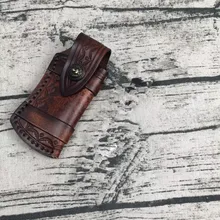 Складной держатель для ножей Открытый инструмент петля для ремня Охота EDC Мульти кобура носить оболочка кожа ножны сумка карман