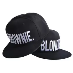 2018 Blondie домовой вышивка пустой snapback Шапки Бейсбол шапки хип-хоп Регулируемый Gorras хлопок подруга Для женщин Подарки