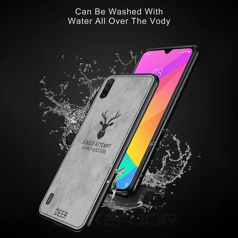 Чехол для телефона для Xiaomi mi A3 mi 9 Lite чехол Классический тканевый бампер Fundas задняя крышка для Xiaomi mi A3 mi 9 Lite CC9 CC 9E Hoesje