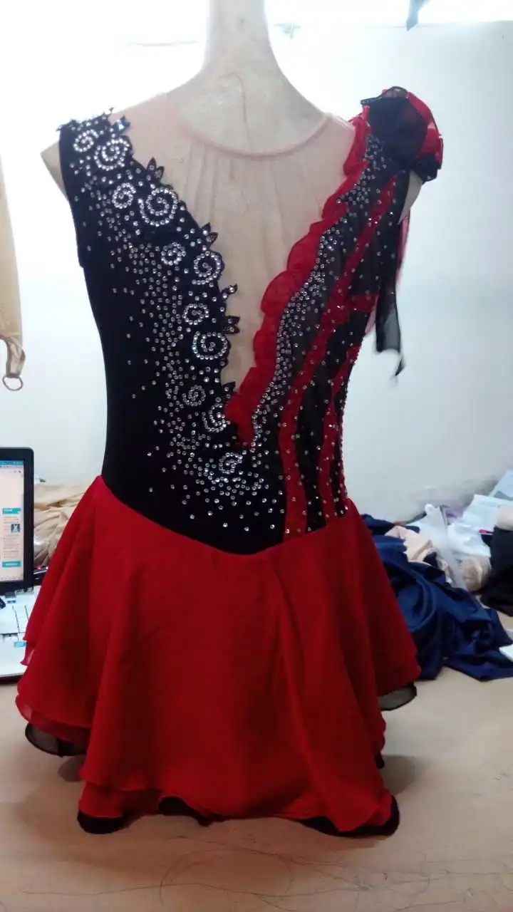 Доставкаredbaton twirling ice skating dance majorette outfitSD94