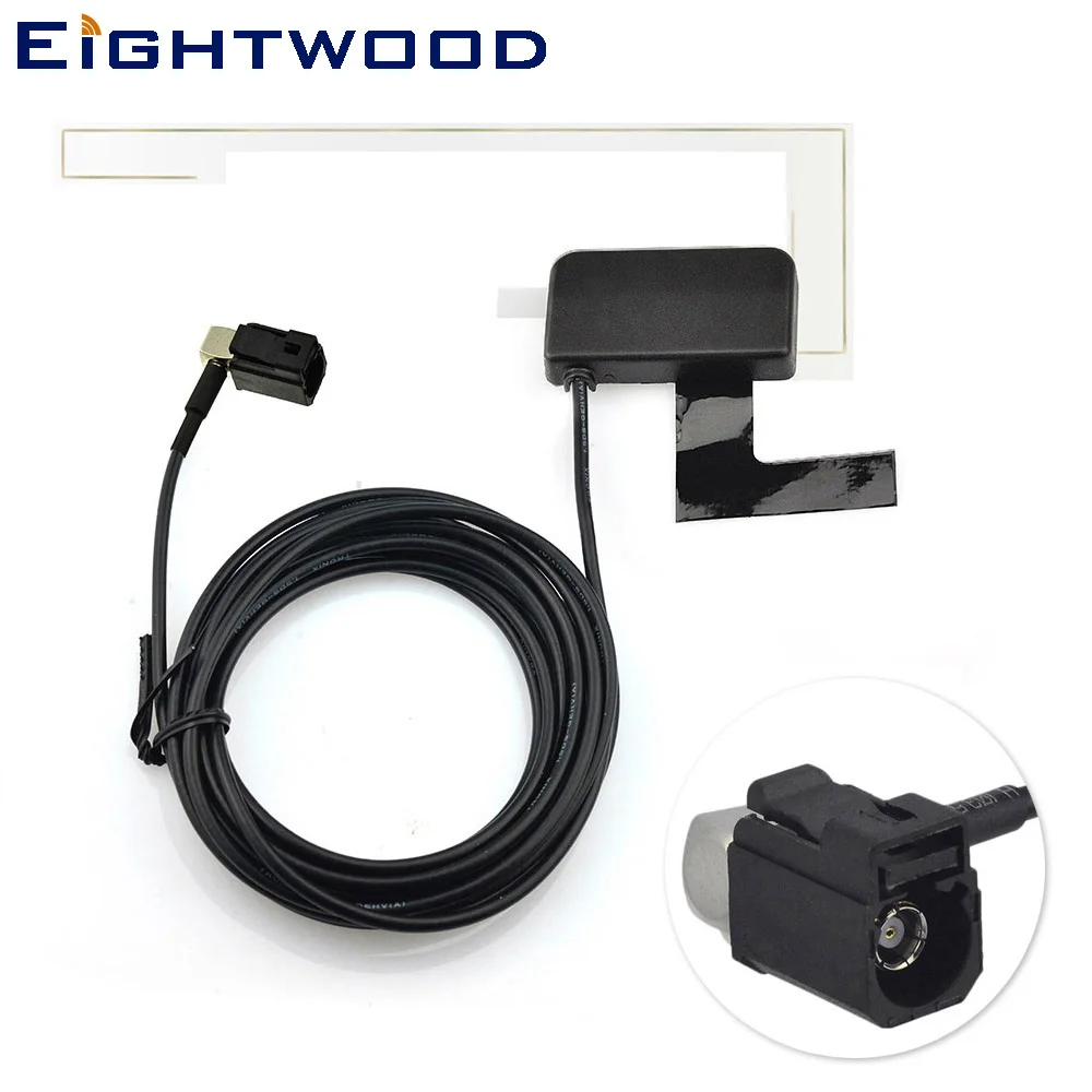 Eightwood 20 шт. Автомобильная DAB антенна + Удлинительное радио Fakra разъем усиленное
