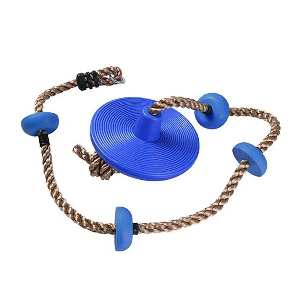 

Funny Kids Climbing Rope Children Swing Rope Disk Garden Outdoor Playground Swing Games Equipment Games Toys