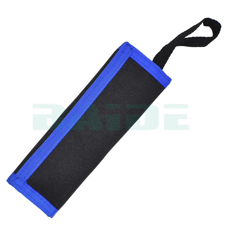 9pcs Black Tweezers With Oxford Bag Antistatic Stainless Steel Nipper ESD-10 11 12 13 14 15 16 17 ESD-34A for Phone Repair