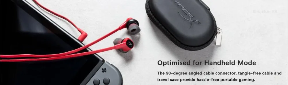 New Kingston HyperX Cloud Earbuds earphone Gaming Headset  3.5mm With Microphone In-Ear Immersive in-game Audio For Mobile Phone (2)