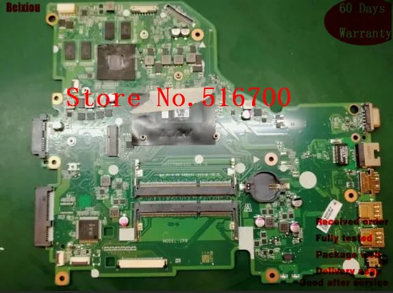 Основная плата для acer aspire E5-574G Материнская плата ноутбука DA0ZRWMB6G0 I5-6200U ЦП на бортовой плате