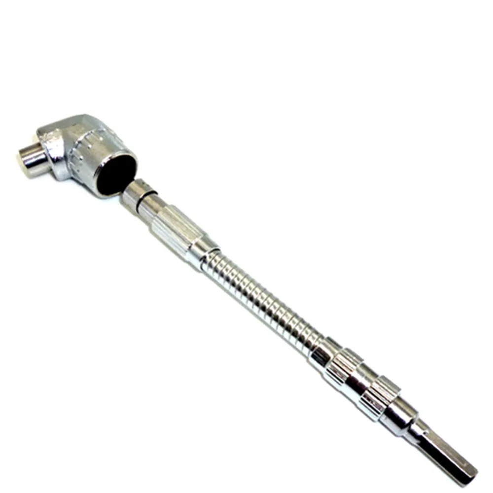 Flexible Extension 1/4" Shank Drive Flexible Driver Flex Shaft Angle Driver Adjustable
