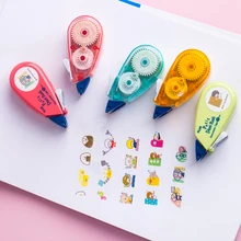 Fita de correção de café da boneca do bebê dos desenhos animados vermelhos da rede