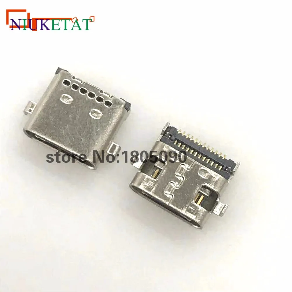 100 шт. micro USB для разъема 3 1 типа C Тип 24Pin DIP2 розетка зарядного порта сменная вилка
