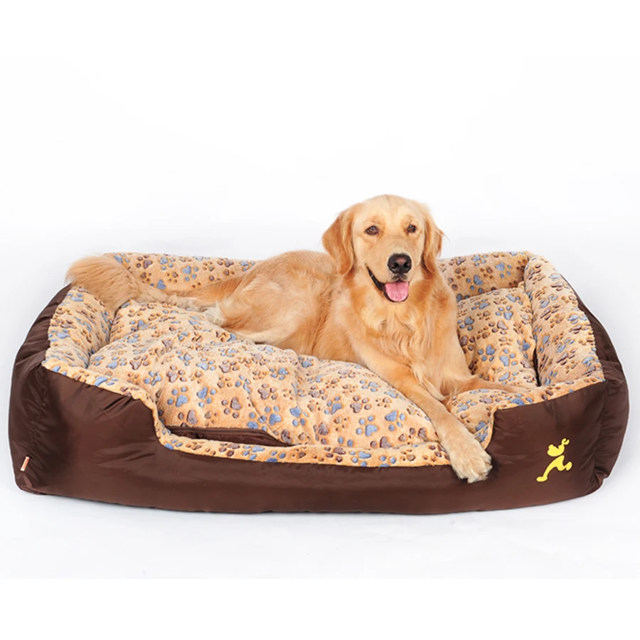 

Indoor Soft Cotton Resistant Dirt Teddy Nest Do Not Fade Cloth Dog Houses Pillow Bed Cama Animales Pets General Litter 60Z1152