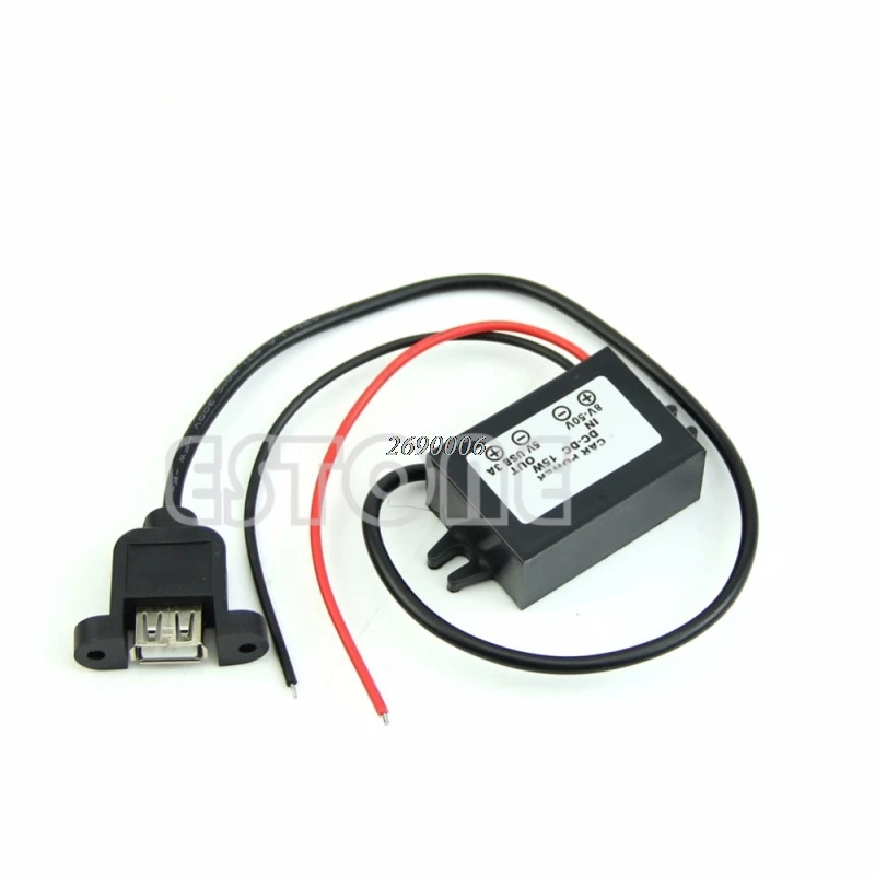 

DC-DC 8-50v to 5V 3A 15W USB OUTPUT buck Converter step down power Module