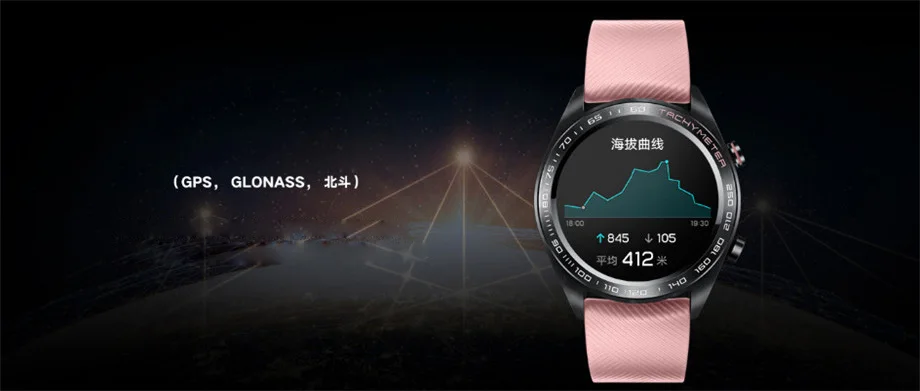 Новинка! Huawei Honor Watch Dream, умные часы, спортивные, для сна, бега, велоспорта, плавания, горы, gps, 1,2 дюймов, AMOLED, цветной экран, 390*390, часы