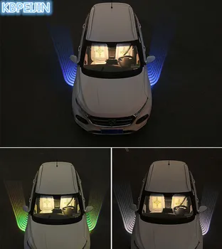 

2pcs Car Styling LED Angel Wings Welcome Light Shadow Light Projector for Skoda octavia fabia yeti rapia superb a Accessories