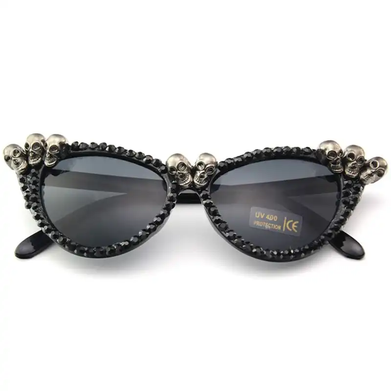 rhinestone cat eye sunglasses