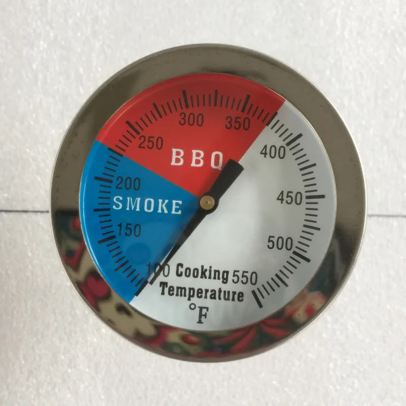 

300 Degrees Thermometer BBQ Smoke Grill Oven Temperature Gauge Outdoor Camp Tool