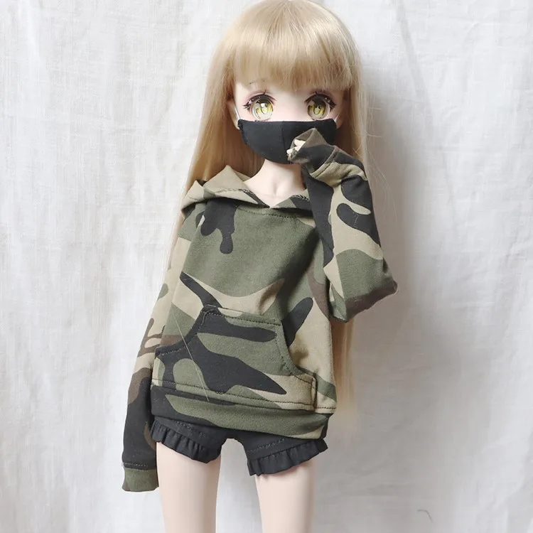 

Camouflage Jacket for BJD 1/6 YOSD 1/4 MSD 1/3 SD16 SD17 Uncle Doll Clothes CWB159