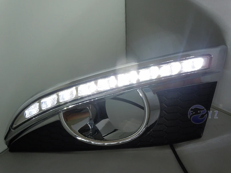 

Car Flashing 2Pcs DRL For Chevrolet Chevy Captiva 2011 2012 2013 Daytime Running Lights fog lamp cover headlight 12V Daylight
