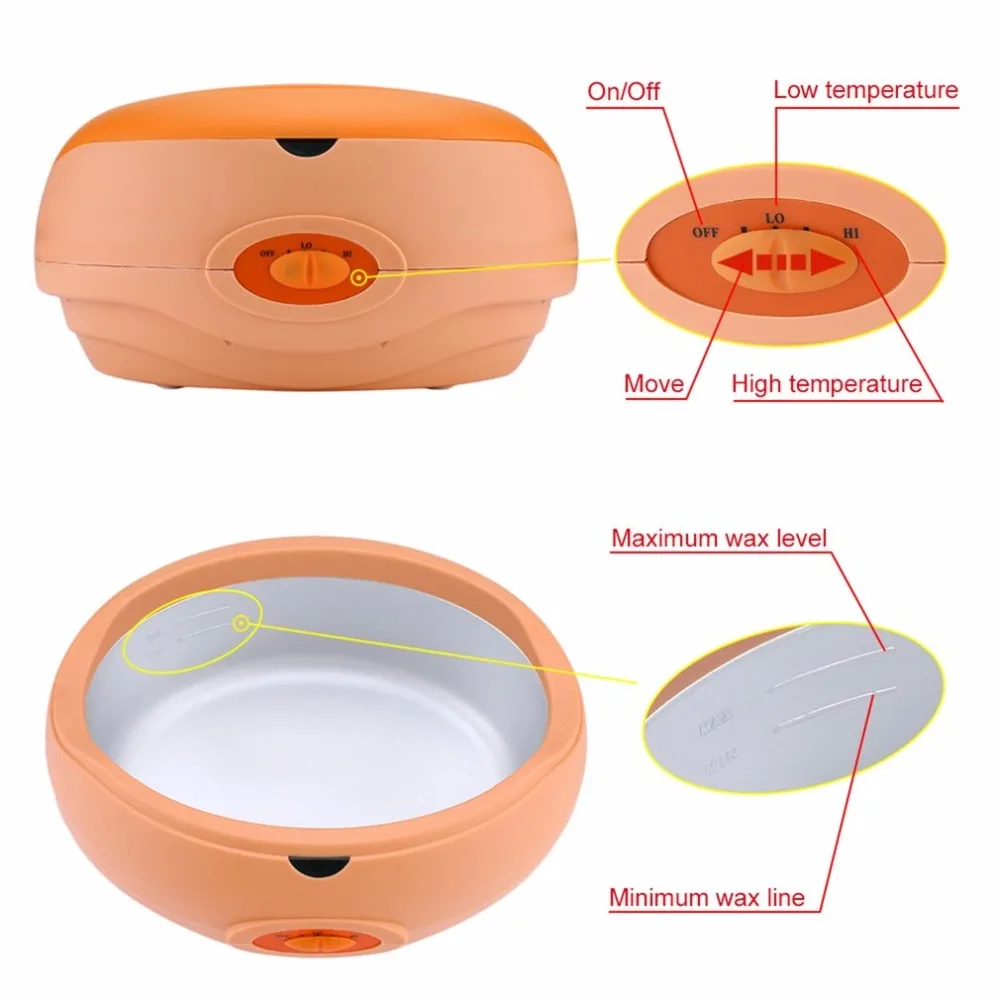Перезаряжаемый парафиновый нагреватель, терапевтический восковой горшок для ванны, грелка для салона красоты, спа-нагреватель воска для Депиляции Тела, инструмент для ухода за кожей, евро-разъем