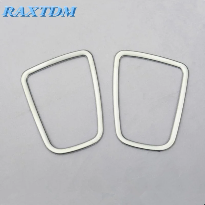 2 Pcs/Set Stainless Steel Car Air Vent Circle Trim Air ...