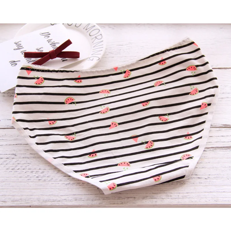 Нижнее белье для девочек 4 шт./лот хлопковые трусы в полоску CM01|girls underwear|kids pantiesgirl