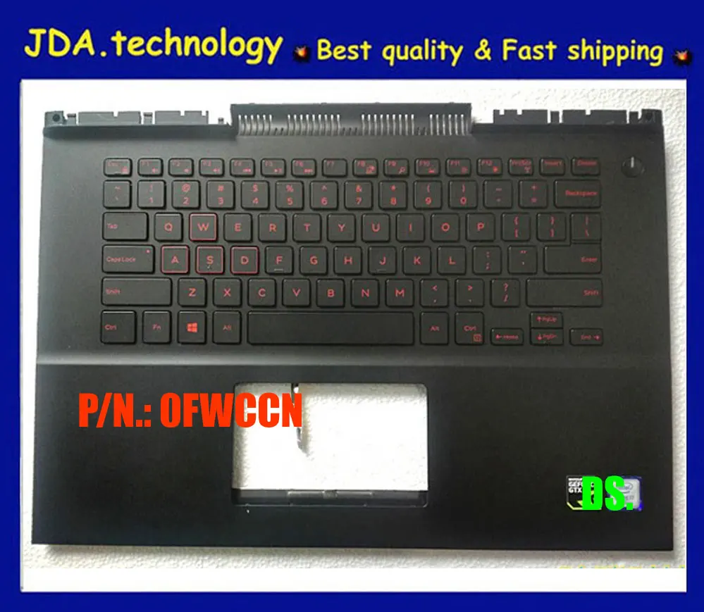 Wellendorff Geniune для DELL INSPIRON 14-7000 14 7466 7467 Palmrest верхняя крышка США клавиатура 0 FWCCN