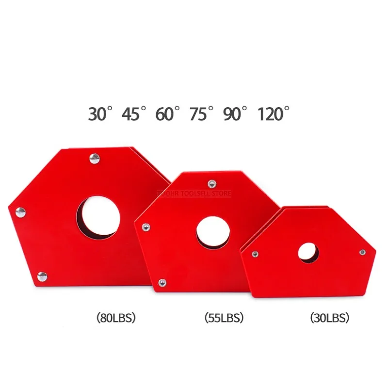 25/30/50/80LB Сварочный позиционер оборудование тяжелый Магнитный треугольник полигон сварочная обработка фиксированный сварочный инструмент без переключателя