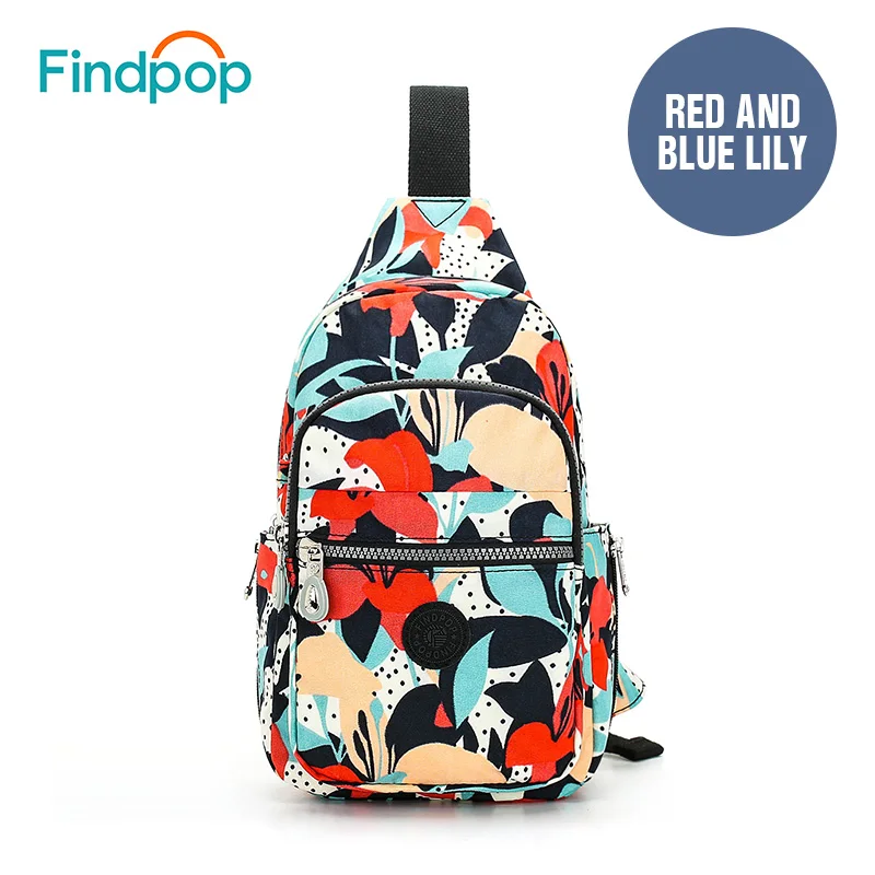 Findpop с цветочным принтом рюкзак Для женщин Новая мода корейский стиль практичный Многофункциональный Для женщин один сумка рюкзаки - Цвет: 2156