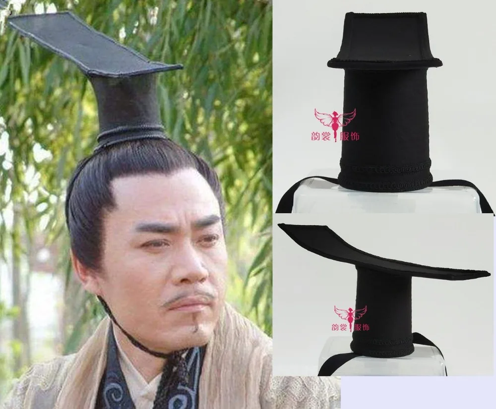 3 вида конструкций волос Корона Liu Bang Тиара для волос Hanfu головной убор 2 цвета для ТВ Play The Great династии Хань император Чен Baoguo