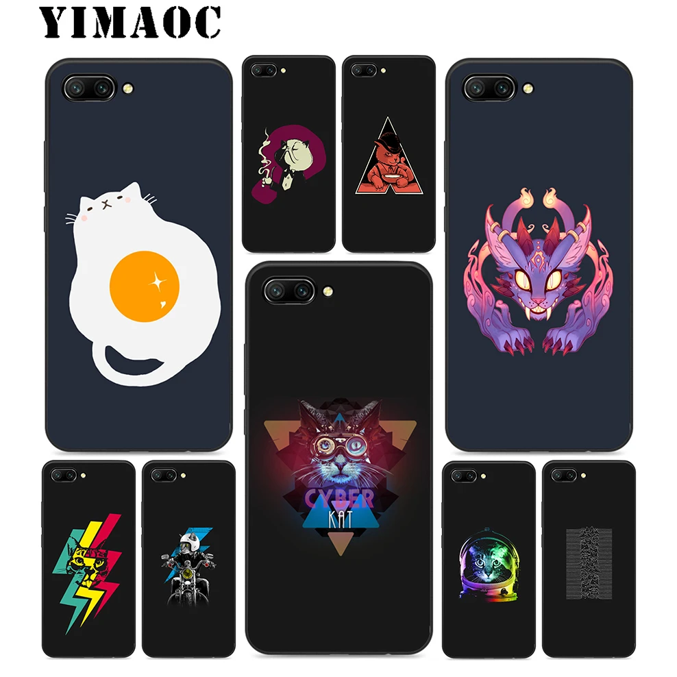 YIMAOC удивительная кошка из мягкого силикона чехол для huawei Honor Коврики 10 P20 P10 P9 P8 P