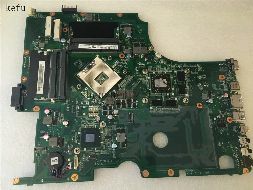 Материнская плата для ноутбука ACER aspire 8950 8950G MBRCN06001 DA0ZYFMB8D0 PGA989 DDR3 Полная