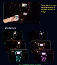 5M led car atmosphere RGB optional Fiber Light with Cigarette lighter controller Decorating Colorful light styling