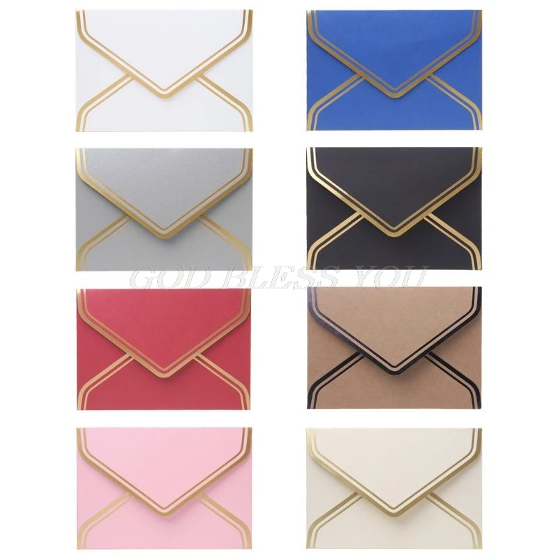 

10pcs Retro Vintage Blank Craft Paper Envelopes For Letter Greeting Cards Wedding Party Invitations 125x175mm