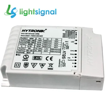 

40W 12V 24V DALI dimmable LED driver LED power supply with DIP selectable current 350~900mA DALI & switch dimming